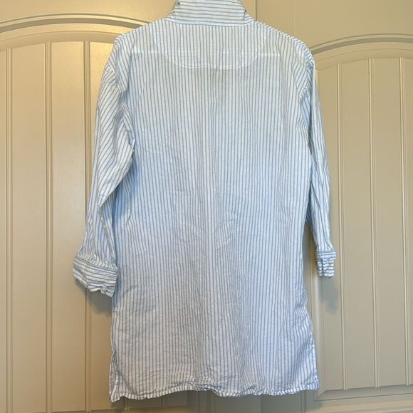Women’s Marigot Amboise Nightshirt | Medium | Sky Stripe - Picture 4 of 9